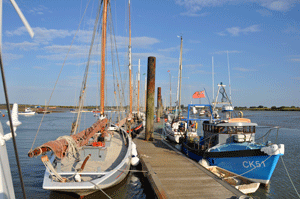 Aanlegsteiger Brightlingsea.