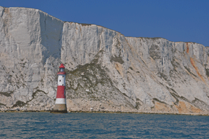 Vuurtoren bij Beachy Head.