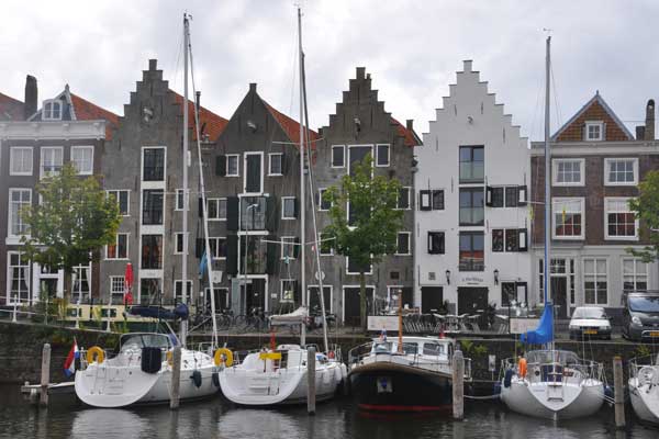 VOC pakhuizen in Middelburg.