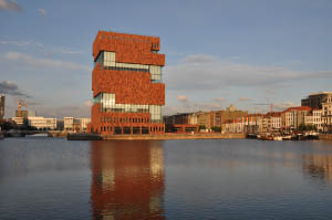 Museum aan de Stroom gebouw Antwerpen.