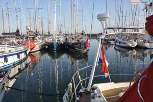 De passsantenhaven van Terschelling.