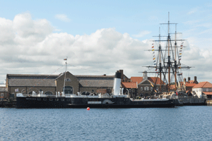 Scheepvaart en historisch museum Hartlepool.