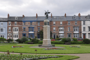 Victoriaanse panden in Hartlepool.