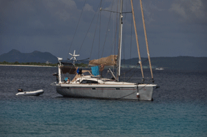 Allures 44 Finistere op Bonaire.